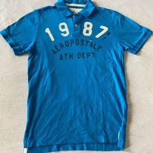 Brand New Aeropostale M Blue Polo